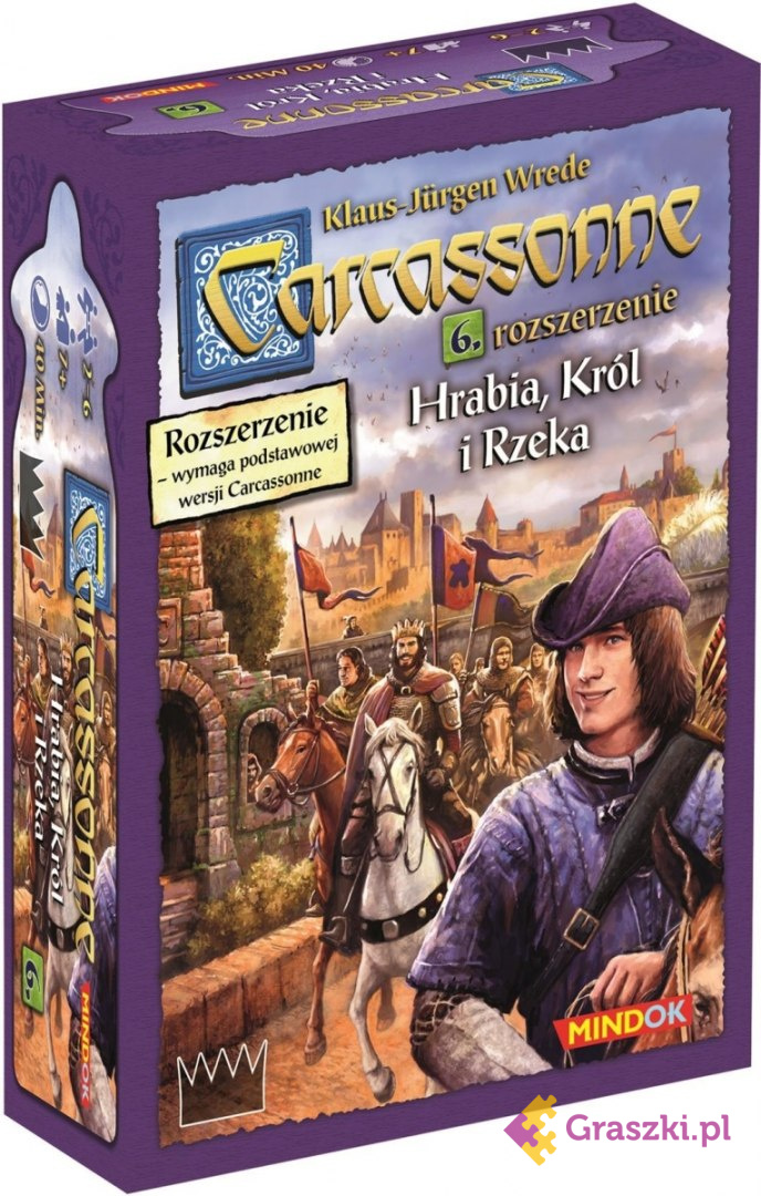 Carcassonne: Hrabia, Król i Rzeka // darmowa dostawa od 249.99 zł // wysyłka do 24 godzin! // odbiór osobisty w Opolu